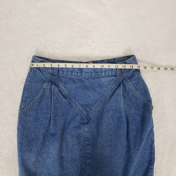 American Profile Midi Denim Skirt - Picture 13 of 13